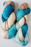 Cashmere/Superwash Merino Blend Fingering Weight Yarn - Caribbean Tide