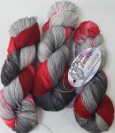 Superwash Merino/Nylon (85/15) Blend Fingering Weight Yarn - Crimson Slate