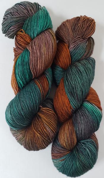 100% Superwash Merino Fingering Weight Yarn - Tortoise Shell