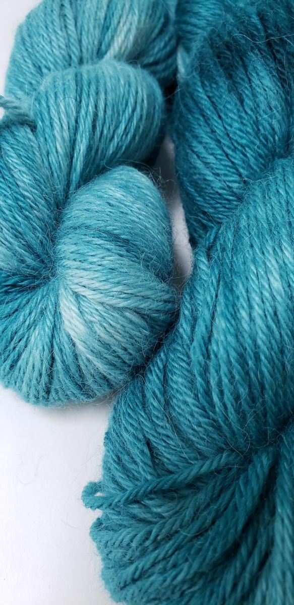 100% Baby Alpaca DK Yarn - Tonal Teal picture