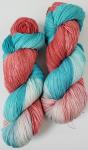 100% Superwash Merino Fingering Weight Yarn - Light Coral Reef