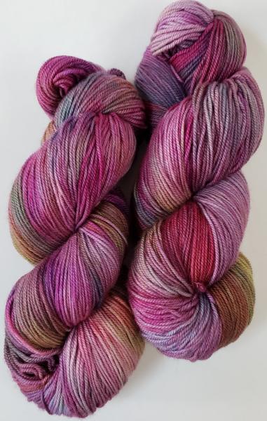 Cashmere/Superwash Merino Blend Fingering Weight Yarn - Paisley Pink picture