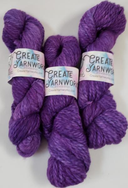 100% Baby Alpaca Bulky Yarn - Tonal Purple