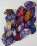 Superwash Merino/Nylon (85/15) Blend Fingering Weight Yarn - Melting Pot