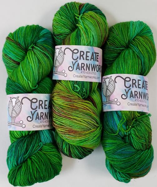 Superwash Merino/Nylon (85/15) Blend Fingering Weight Yarn - Dragon's Tale picture