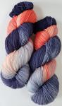 Cashmere/Superwash Merino Blend Fingering Weight Yarn - Navy Quartz