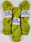 100% Baby Alpaca Bulky Yarn - Tonal Bright Green