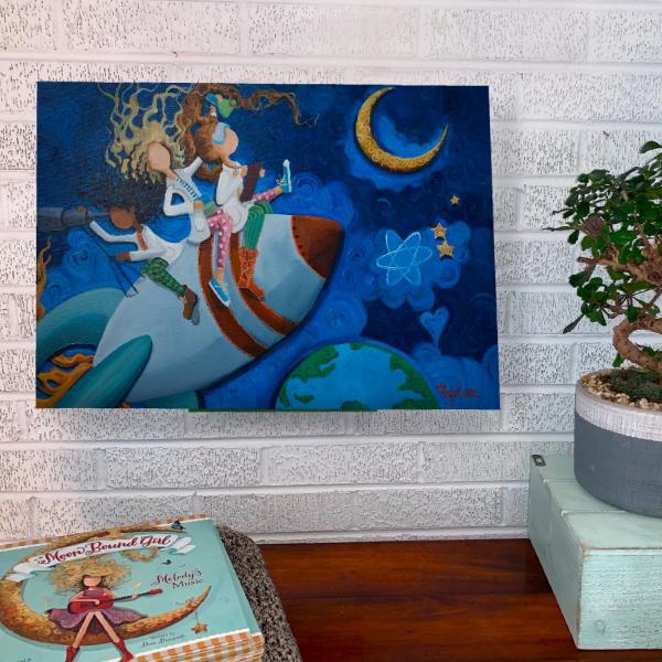 To the Moon Canvas Print picture