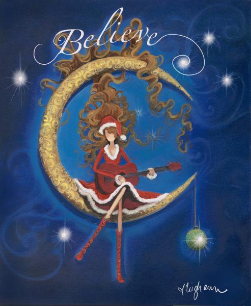 Believe (Santa Baby) notecard picture