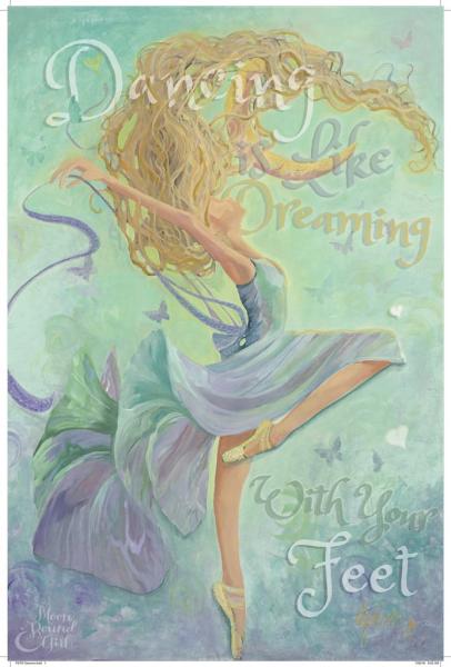 Dancing is Like Dreaming With Your Feet poster