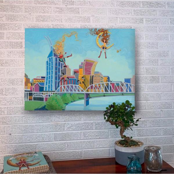 Music City Canvas Print Large picture