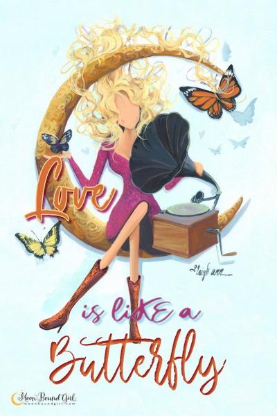 Love is Like A Butterfly - poster picture