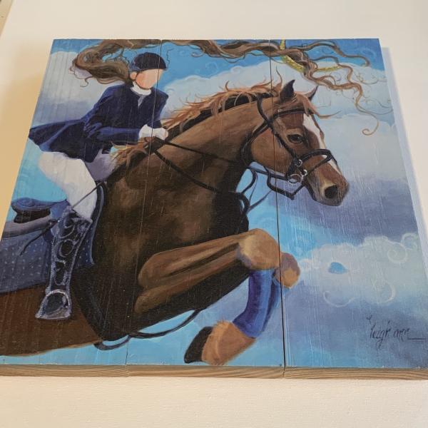 Equestrian - Wood Print picture