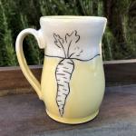 yellow carrot mug