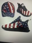 Personalized Special Combo Offer, Custom Patriotic Sneaker and Hat
