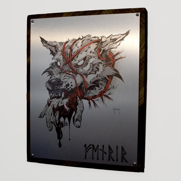 Fenris Wolf - Metal Print