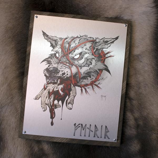 Fenris Wolf - Metal Print picture