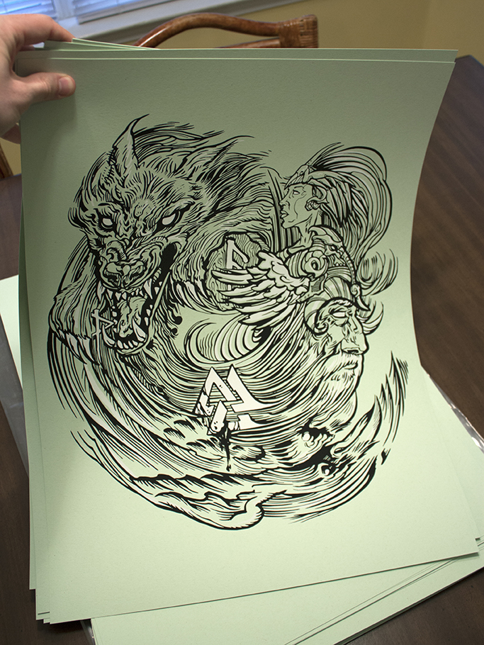 Runes Shalt You Find - Silk Screen picture