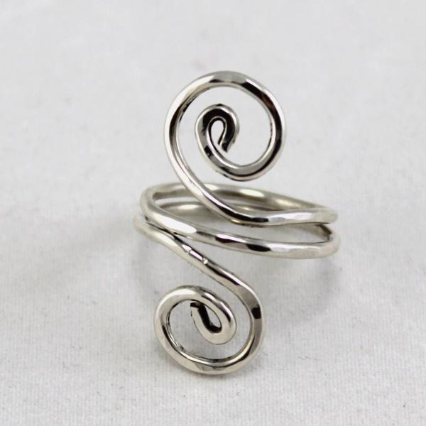 Sterling SIlver Curlique Ring