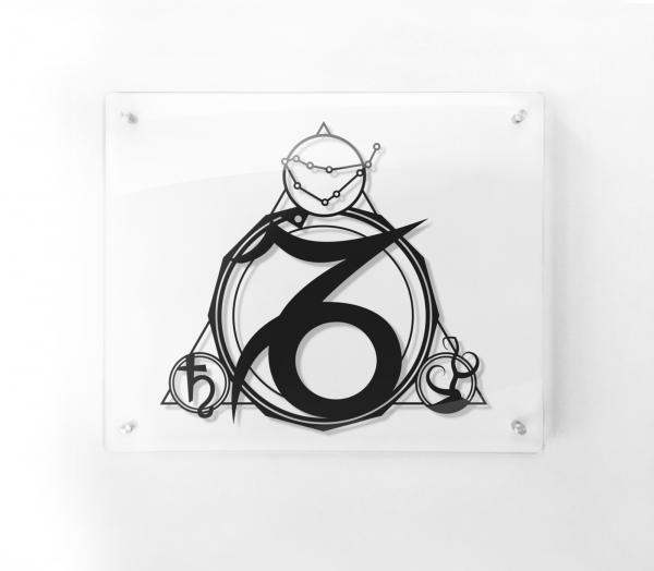 Capricorn - Star Sign paper cut - Framed