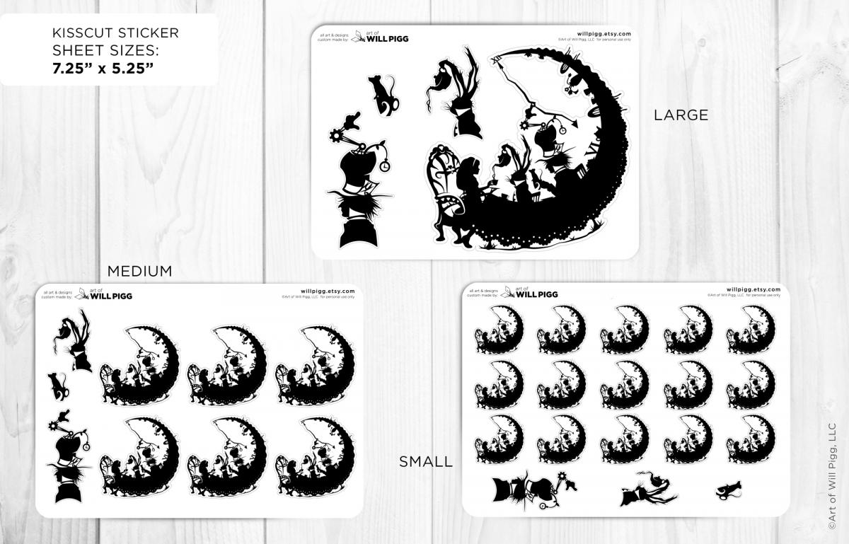 Alice and Tea Party Sticker Sheet picture