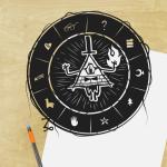 Bill Cipher - Gravity Falls paper cut - UnFramed