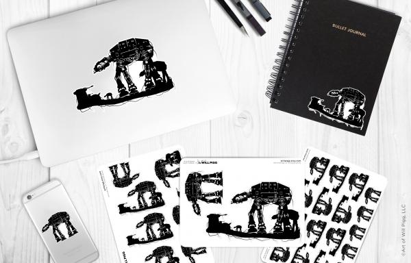 AT-AT - Star Wars sticker sheet