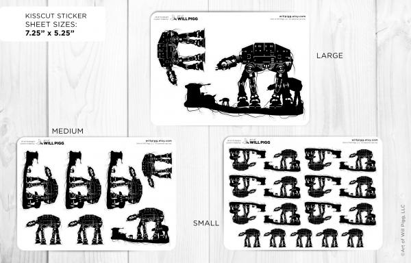 AT-AT - Star Wars sticker sheet picture