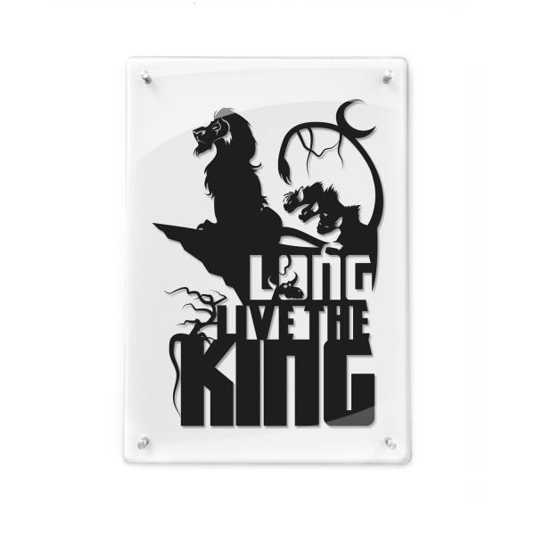 Long Live the King - Lion King paper cut - Framed