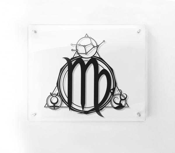 Virgo - Star Sign paper cut - Framed picture