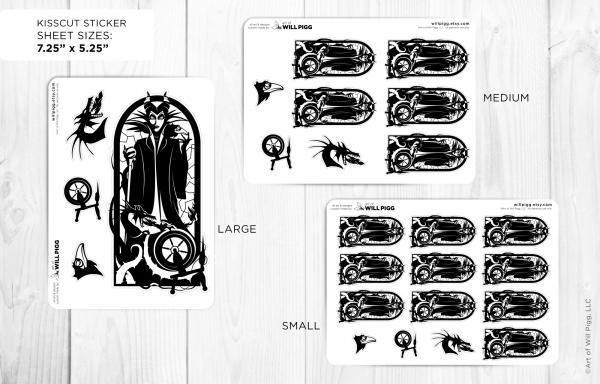 Maleficent - Sleeping Beauty sticker sheet picture