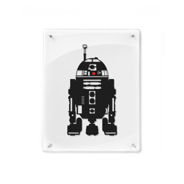 R2-D2 - Star Wars paper cut Framed picture