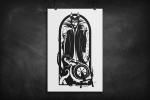 Maleficent - Sleeping Beauty silhouette art print