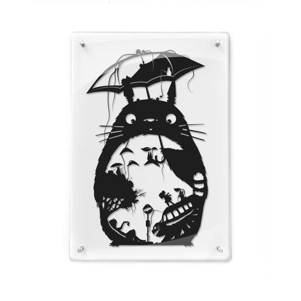Totoro - My Neighbor Totoro paper cut - Framed