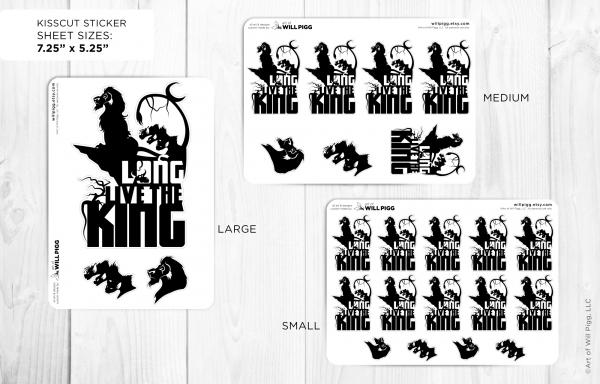 Long Live the King - Lion King sticker sheet picture