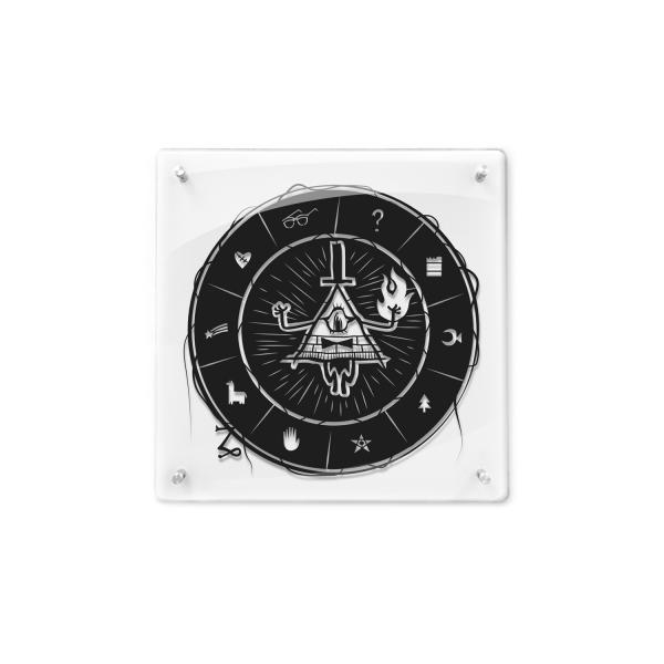 Bill Cipher - Gravity Falls paper cut - Framed picture