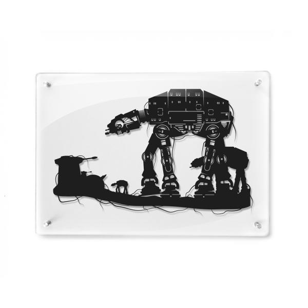 AT-AT - Star Wars paper cut - Framed