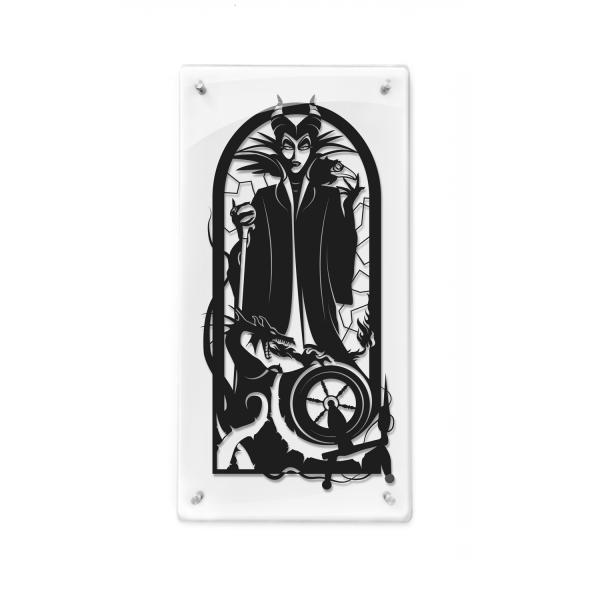 Maleficent - Sleeping Beauty paper cut - Framed