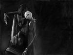 Jacks Lament - Nightmare Before Christmas charcoal & pastel art print