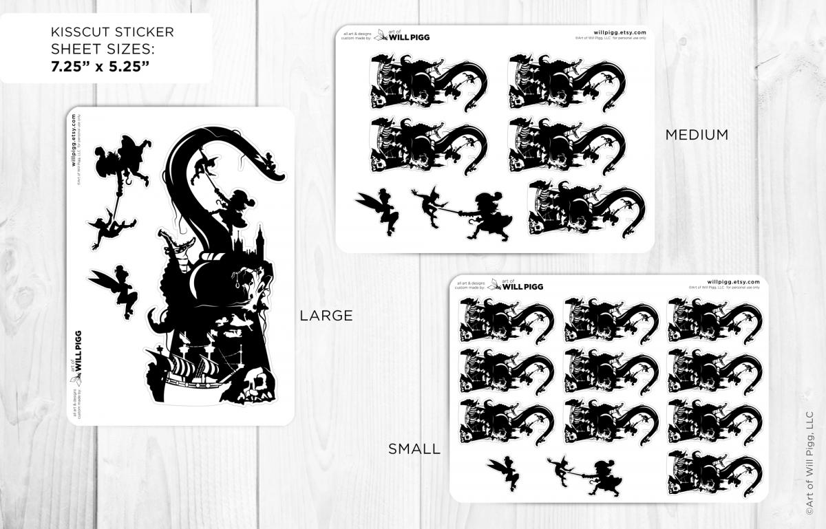 Peter Pan sticker sheet picture