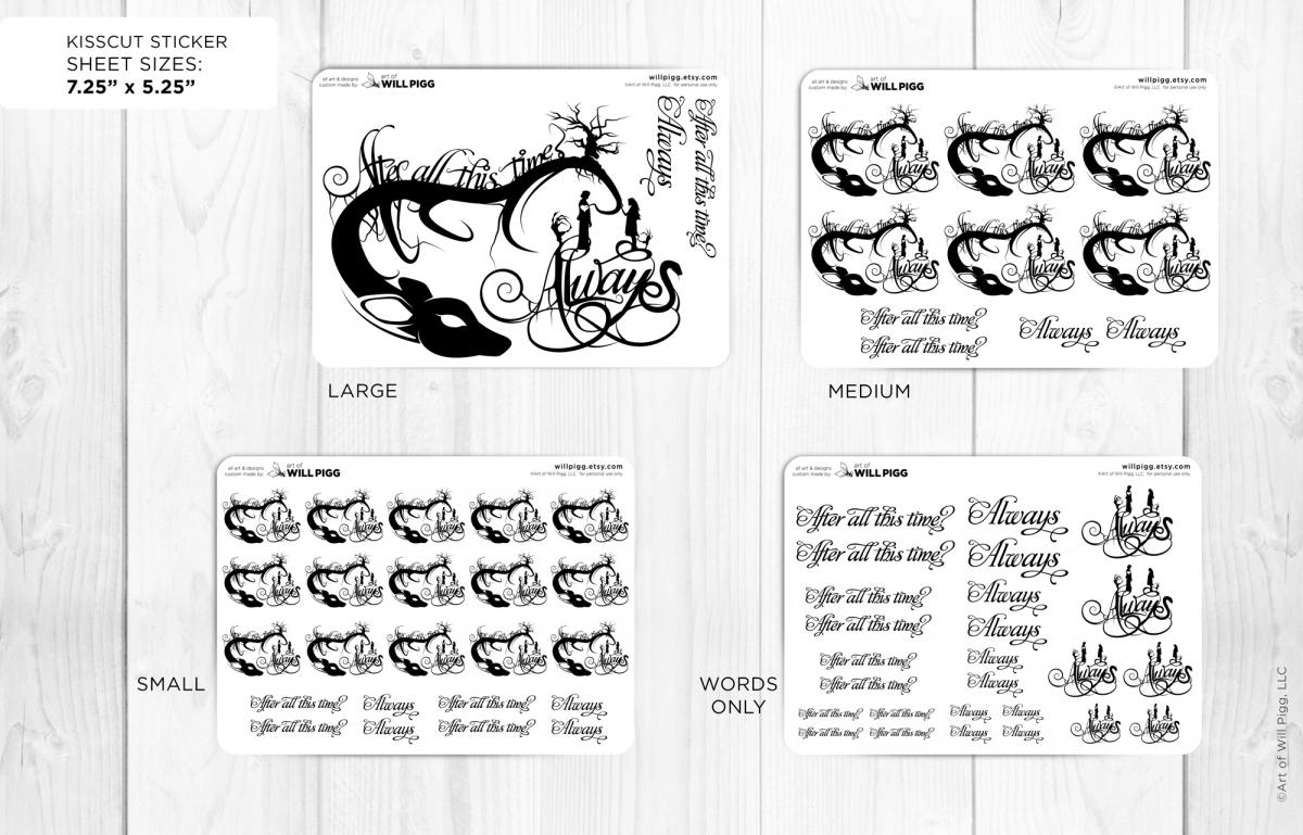 Always - Harry Potter sticker sheet picture