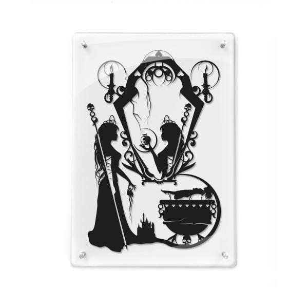 Evil Queen paper cut - Framed picture