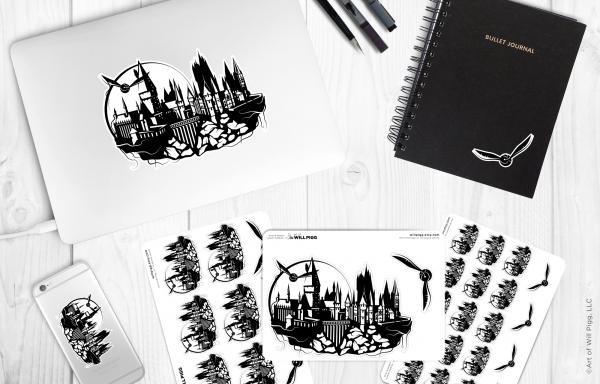 Hogwarts - Harry Potter sticker sheet