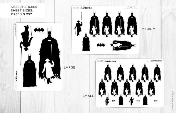 Gotham Parade - Batman sticker sheet picture
