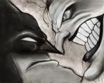 Batman & Joker Charcoal Art Print