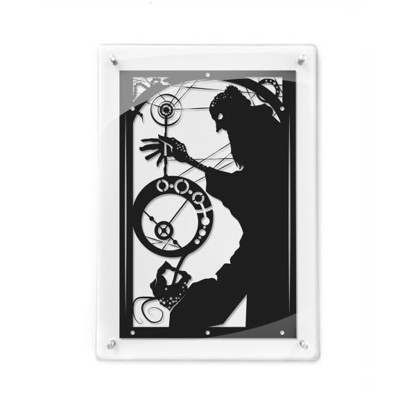 Rumpelstiltskin paper cut - Framed picture