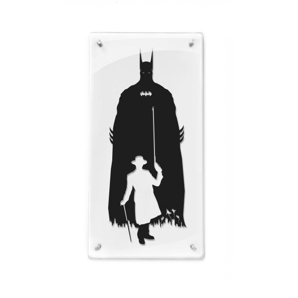 Gotham Parade - Batman paper cut - Framed