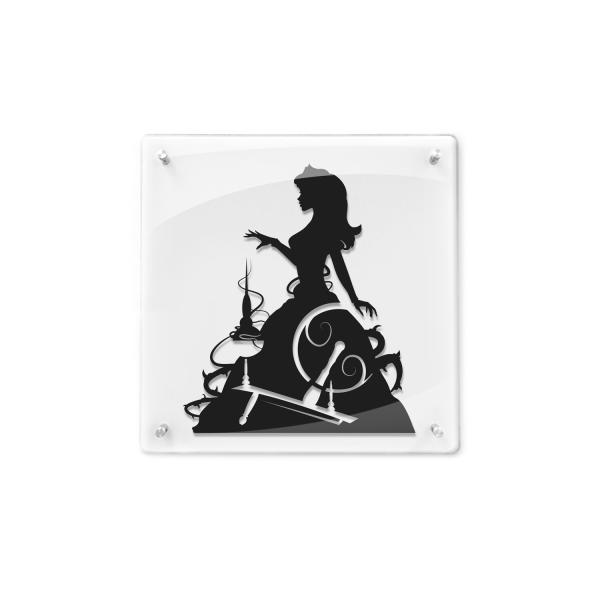 Princess Aurora - Sleeping Beauty paper cut - Framed