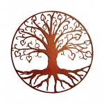 Metal Tree of Life Heart
