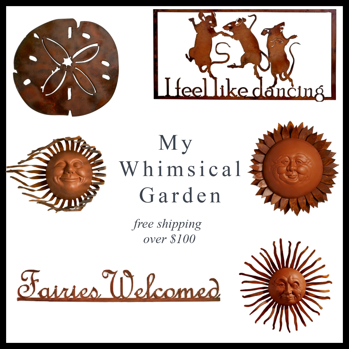 Cat on the Moon Metal Art picture